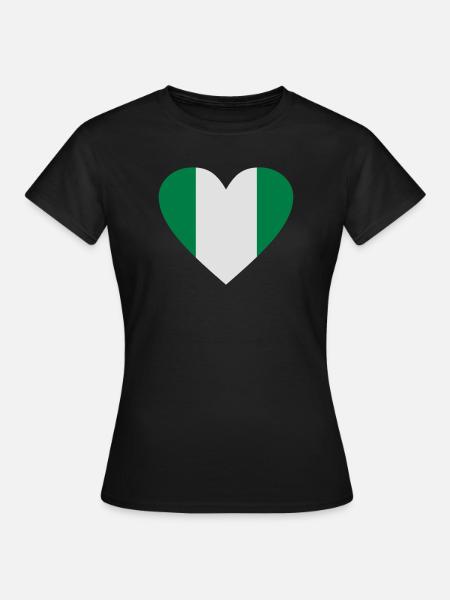 Nigeria - Frauen T-Shirt - Schwarz