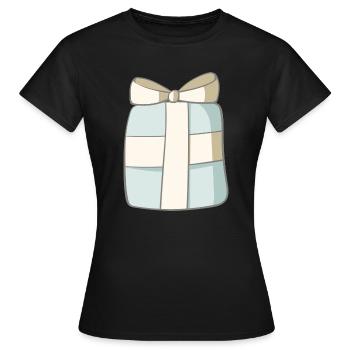 Geschenk - Frauen T-Shirt - Schwarz - Vorne - AI Model Female 172 dark (172cm)