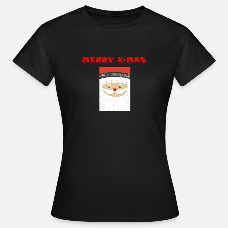 merry x mas with Nicholas - Women's T-Shirt - black