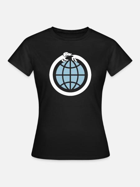 Dackel Erde - Frauen T-Shirt - Schwarz