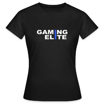 Gaming Elite - Frauen T-Shirt - Schwarz - Vorne - AI Model Female 172 dark (172cm)