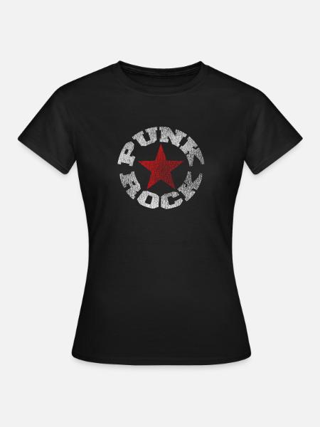 Punkrock - Frauen T-Shirt - Schwarz