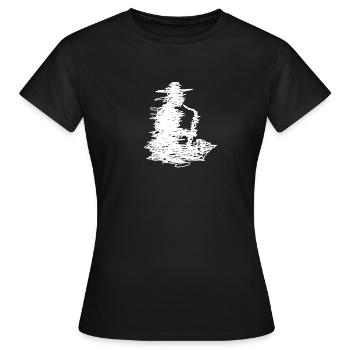 jazz - T-shirt Femme - noir - Devant - AI Model Female 172 dark (172cm)