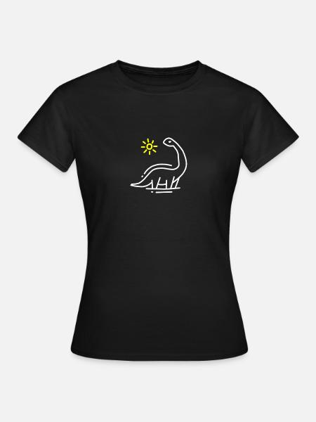 dinosaur - Women's T-Shirt - black