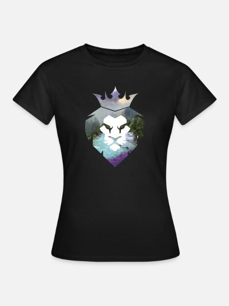Lion - T-shirt Femme - noir