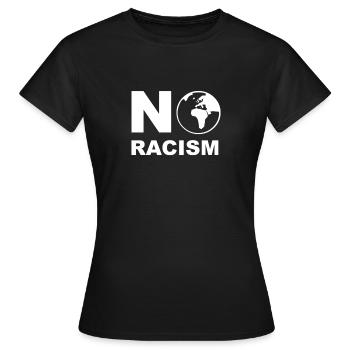 racisme - T-shirt Femme - noir - Devant - AI Model Female 172 dark (172cm)