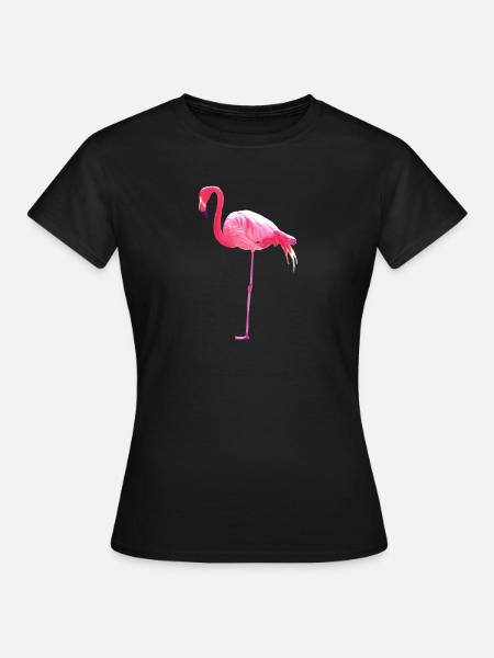 Pink Flamingo - Women's T-Shirt - black