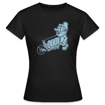 Zwerg tragen, was - Frauen T-Shirt - Schwarz - Vorne - AI Model Female 172 dark (172cm)