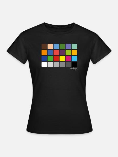 ColorChecker - T-shirt Femme - noir