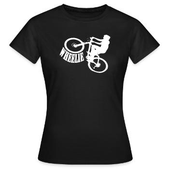 Roue roue - T-shirt Femme - noir - Devant - AI Model Female 172 dark (172cm)