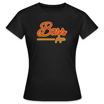 Bassiste - T-shirt Femme - noir - Devant - AI Model Female 172 dark (172cm)