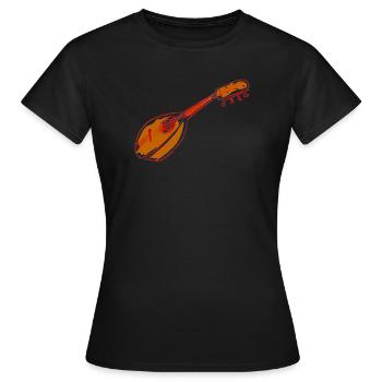 mandoline - Frauen T-Shirt - Schwarz - Vorne - AI Model Female 172 dark (172cm)