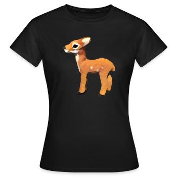 Conception fauve - T-shirt Femme - noir - Devant - AI Model Female 172 dark (172cm)