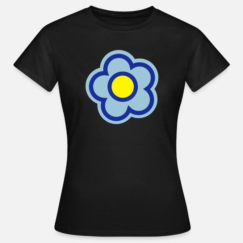 flower, spring, summer - Women's T-Shirt - black
