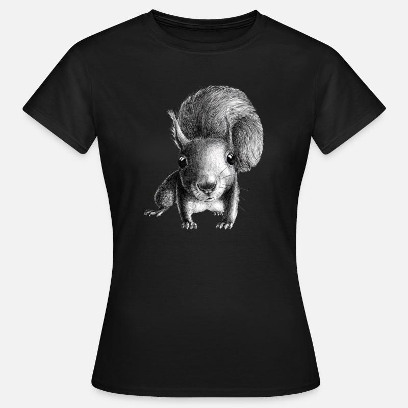 Squirrel - Women's T-Shirt - black