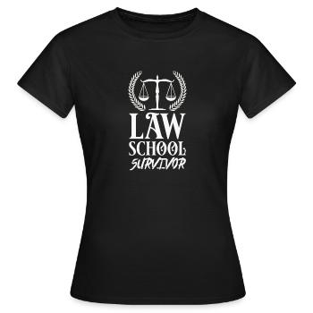 avocat - T-shirt Femme - noir - Devant - AI Model Female 172 dark (172cm)