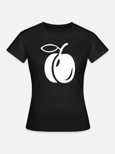 Eine Pflaume - Frauen T-Shirt - Schwarz