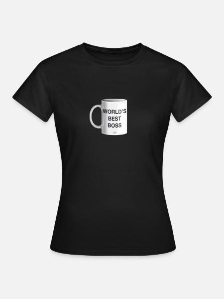 Le meilleur patron du monde - T-shirt Femme - noir