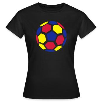Colombia ball - Women's T-Shirt - black - Front - AI Model Female 172 dark (172cm)
