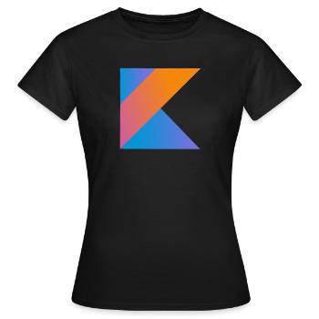 programmierer nerd computer source neu K sign pc c - Frauen T-Shirt - Schwarz - Vorne - AI Model Female 172 dark (172cm)