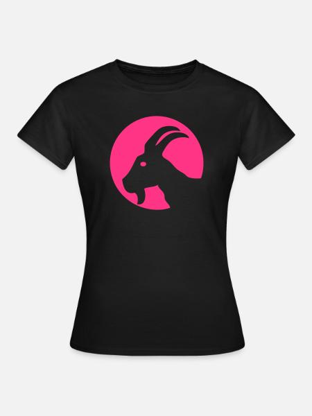 Ziege - Icon - Frauen T-Shirt - Schwarz