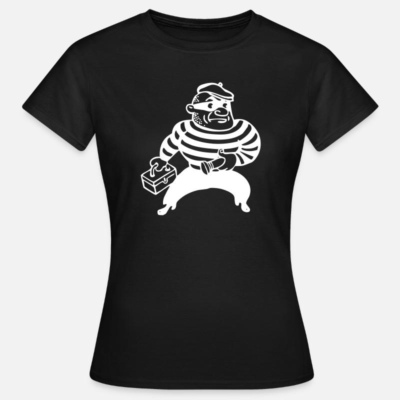 Bankräuber Panzerknacker - Frauen T-Shirt - Schwarz
