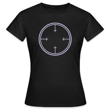 réticule - T-shirt Femme - noir - Devant - AI Model Female 172 dark (172cm)