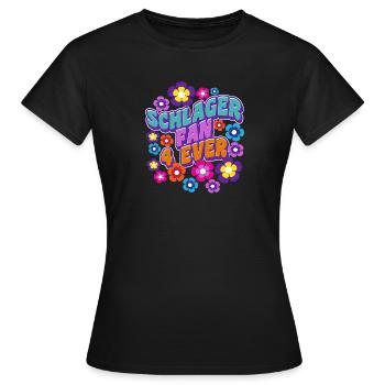 Schlagerfan Schlagermusik Fan Schlager Statement - T-shirt Femme - noir - Devant - AI Model Female 172 dark (172cm)