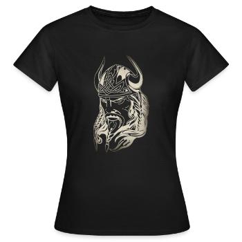 Vikings, Viking, Guerriers - T-shirt Femme - noir - Devant - AI Model Female 172 dark (172cm)