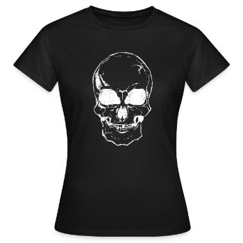craie blanche - T-shirt Femme - noir - Devant - AI Model Female 172 dark (172cm)