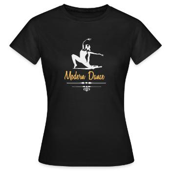 Modern Dance Tanz Ballett - Frauen T-Shirt - Schwarz - Vorne - AI Model Female 172 dark (172cm)