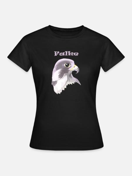 sokół - Dame-T-shirt - sort