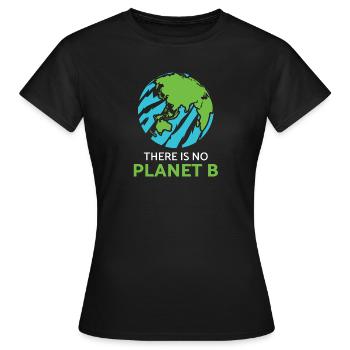 Protection du climat environnement planète terre climat politique climatique - T-shirt Femme - noir - Devant - AI Model Female 172 dark (172cm)