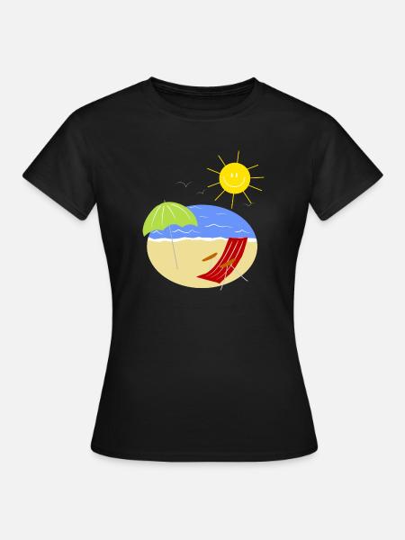 vacances - T-shirt Femme - noir