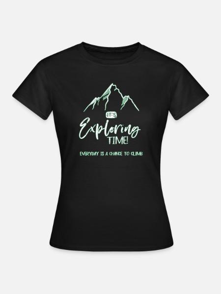 Klettern - Frauen T-Shirt - Schwarz