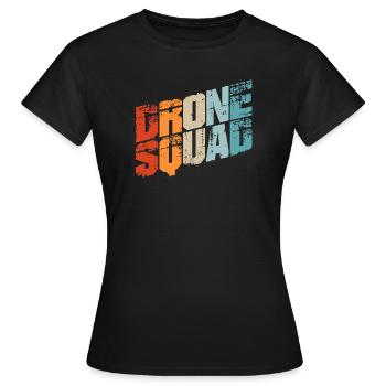 Drohne / Drohnen Shirts / Drohnen Pilot - Frauen T-Shirt - Schwarz - Vorne - AI Model Female 172 dark (172cm)