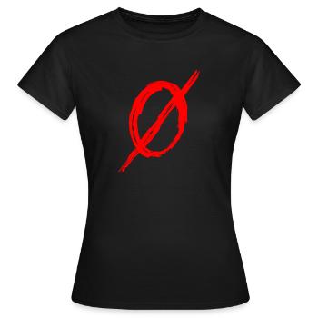 Zero Blood - T-shirt Femme - noir - Devant - AI Model Female 172 dark (172cm)