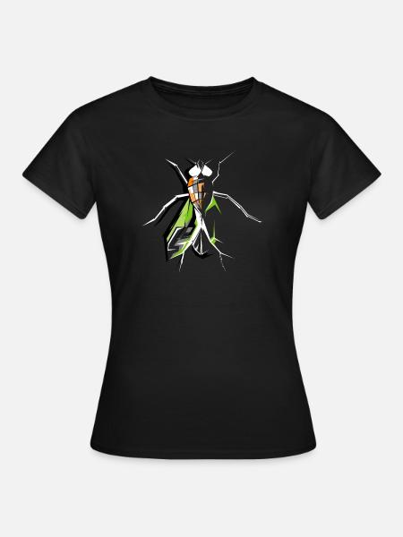 Fly Insects Fly Fly Symbol Vector - Women's T-Shirt - black