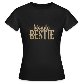 Blonde Bestie - Frauen T-Shirt - Schwarz - Vorne - AI Model Female 172 dark (172cm)