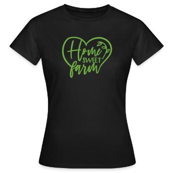 ferme - T-shirt Femme - noir - Devant - AI Model Female 172 dark (172cm)