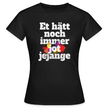 Et Hätt Toujours Jot Jejange Kölsch Cologne - T-shirt Femme - noir - Devant - AI Model Female 172 dark (172cm)