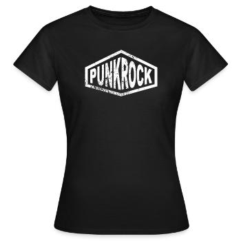 punkrock - Frauen T-Shirt - Schwarz - Vorne - AI Model Female 172 dark (172cm)
