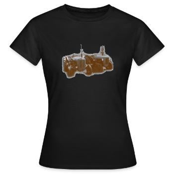 Vintage Tractors Rust Orange - Women's T-Shirt - black - Front - AI Model Female 172 dark (172cm)