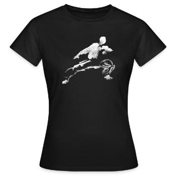 Kung-Fu Shaolin figure - T-shirt Femme - noir - Devant - AI Model Female 172 dark (172cm)