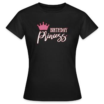 Happy Birthday - Frauen T-Shirt - Schwarz - Vorne - AI Model Female 172 dark (172cm)