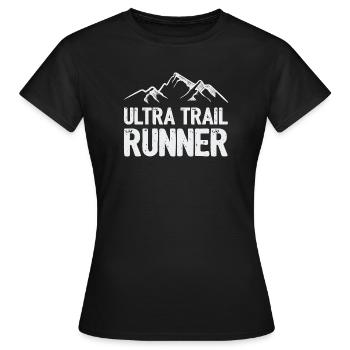 Ultra Trail Runner - T-shirt Femme - noir - Devant - AI Model Female 172 dark (172cm)