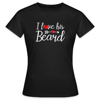 Bart Bärte Bartträger - Frauen T-Shirt - Schwarz - Vorne - AI Model Female 172 dark (172cm)