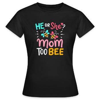 Gender Reveal Baby Shower - T-shirt Femme - noir - Devant - AI Model Female 172 dark (172cm)