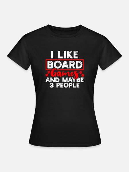 Board games, board games - Women's T-Shirt - black