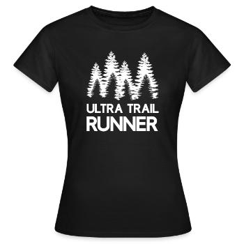 Ultra Trail Runner - T-shirt Femme - noir - Devant - AI Model Female 172 dark (172cm)